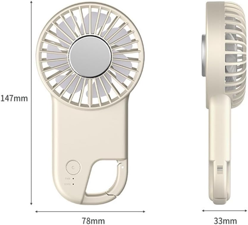 Mini ventilateur portable de bureau rechargeable